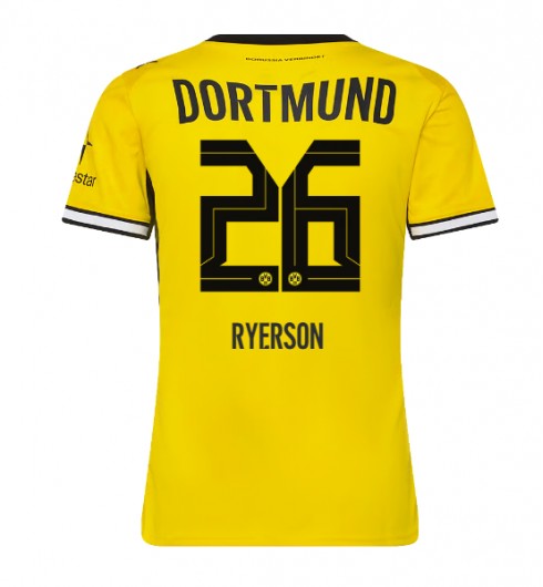 Borussia Dortmund Julian Ryerson #26 Kotipaita Naisten 2026-27 Lyhythihainen Borussia Dortmund Julian Ryerson #26 Kotipaita Naisten 2026-27 Lyhythihainen